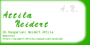 attila neidert business card